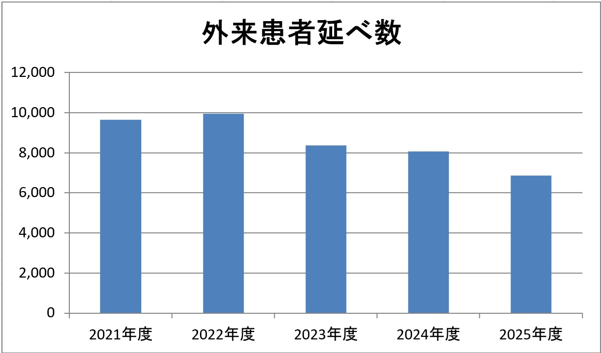 2024年度外来患者延べ数